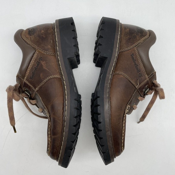 Vintage 1999 Timberland 83023 Retro Mt Oxfords Brown Leather Men\'s Size 8.5M main image 6